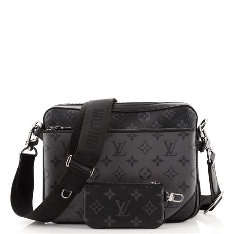 lv trio messenger black